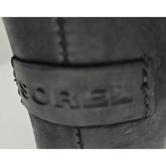 SOREL Conquest Wedge Lace Up Waterproof Leather Boots Black Women's, Size 6.5 - Picture 8 of 10